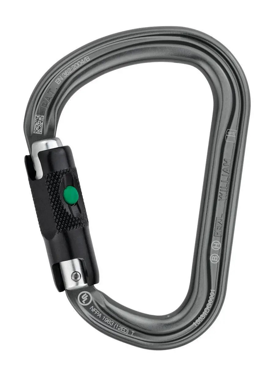 PETZL WILLIAM Alüminyum Karabina M36A BL