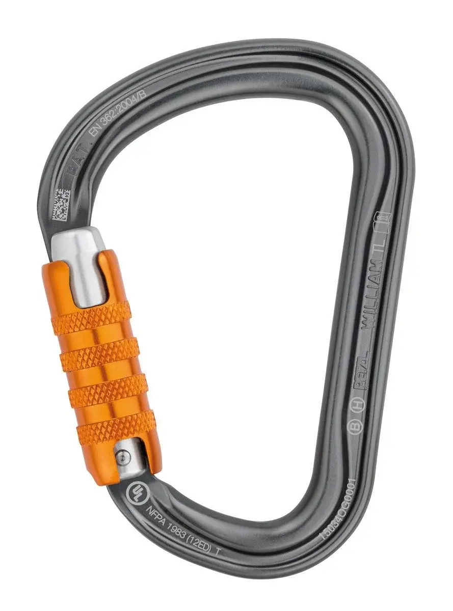 PETZL WILLIAM Kilitli Karabina M36A TL Gray