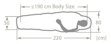 Vaude Sioux 100 II SYN +3 Sentetik Uyku Tulumu 45760