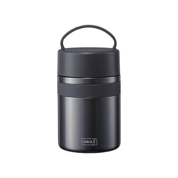 Lurch - ''Iso-Pot'' 800 ml Metalik Gri, Paslanmaz Çelik - Çift Cidarlı Yemek Termosu - 240844