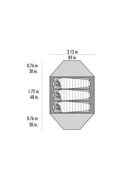 MSR Elixir 3 Tent Green Çadır Green