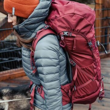 HUSKY RANIS 70 LT SIRT ÇANTASI  BORDO