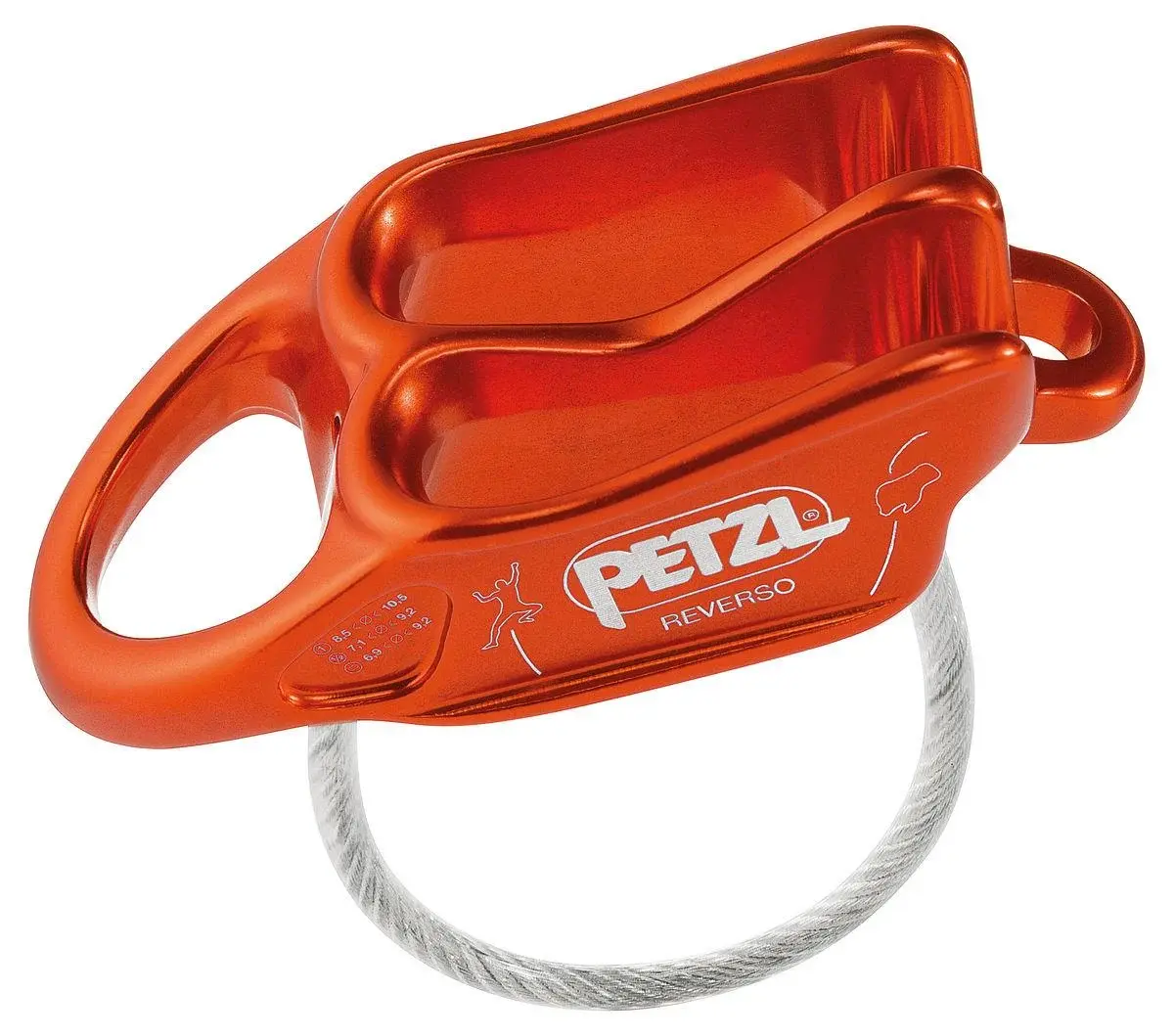 PETZL REVERSO Emniyet Aleti D017AA01 KIRMIZI/TURUNCU
