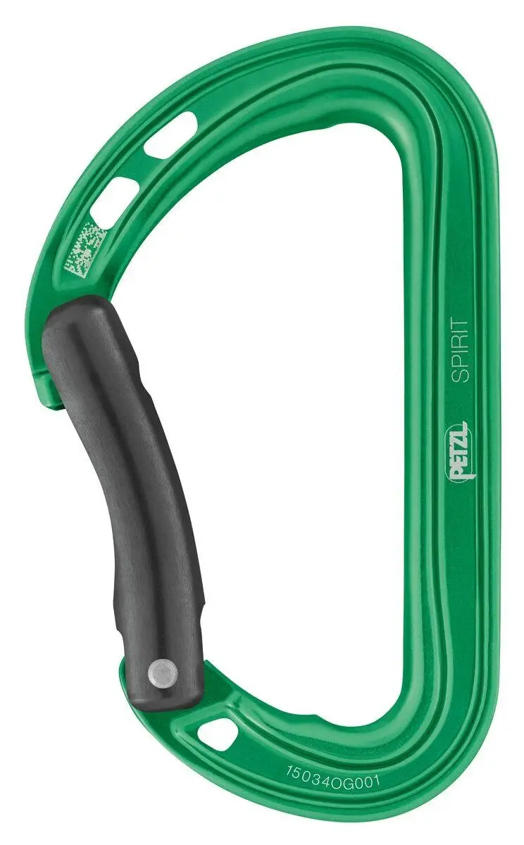 PETZL SPIRIT Alüminyum karabina M061AA00 Yeşil