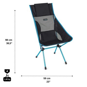 Helinox Sunset Chair Outdoor Kamp Sandalyesi Black