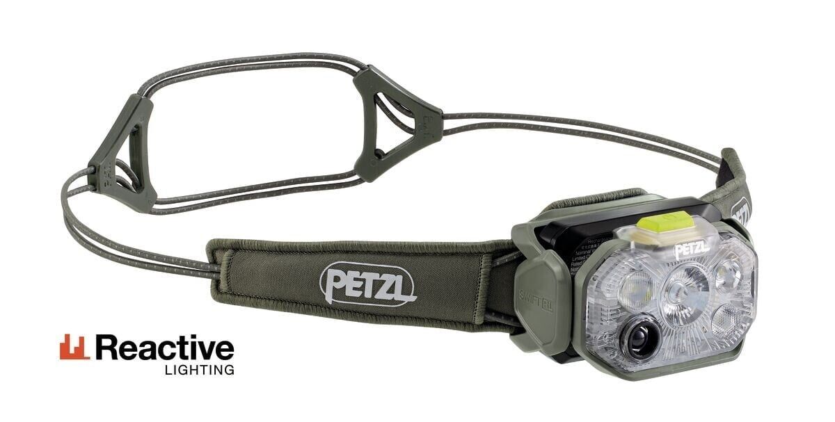 PETZL SWIFT RL Kafa Feneri (1200 Lümen)  E095BC00 Yeşil