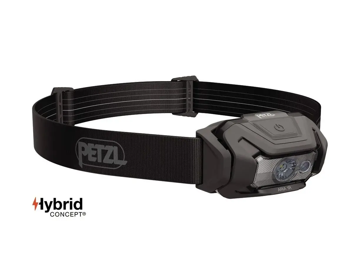 PETZL ARIA 1R RGB Kafa Feneri (475 lümen) E069DB00 SİYAH