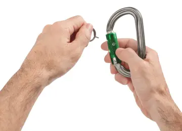 PETZL Am'D Alüminyum Karabina M34A TL Black - Screw Lock