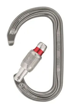 PETZL Am'D Alüminyum Karabina M34A TL Gray - Screw Lock