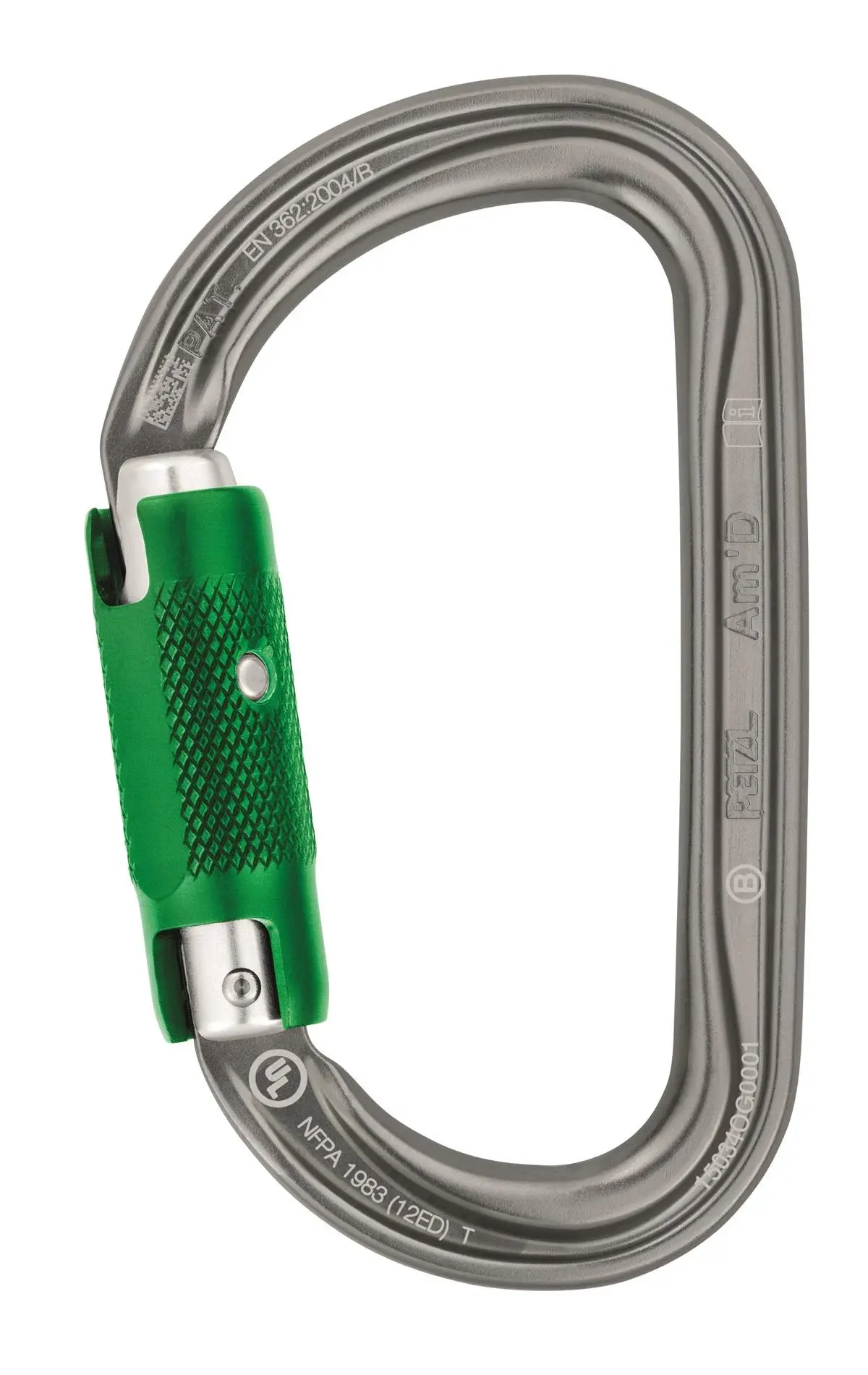 PETZL Am'D Alüminyum Karabina M34A TL Gray - Pin-Lock