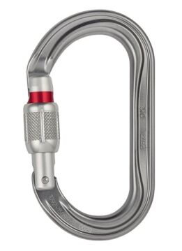 PETZL  OK Vidalı Karabin M33A SL Grey - SCREW-LOCK