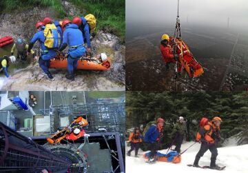 Skedco SK-200-OR Dar Alan Kurtarma Sedye Seti