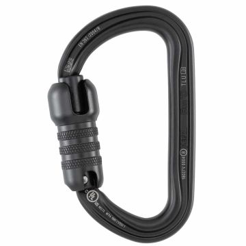 PETZL Bm’D Yüksek Kapasiteli Karabina – Askeri Seri Siyah  M032AA01