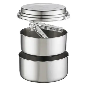 MSR Alpine 2 Pot Set Yemek Seti Gümüş