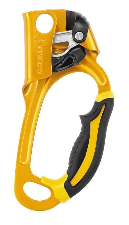 Petzl ASCENSION Sağ El Jumar B17ARA Sarı / Siyah - Sağ