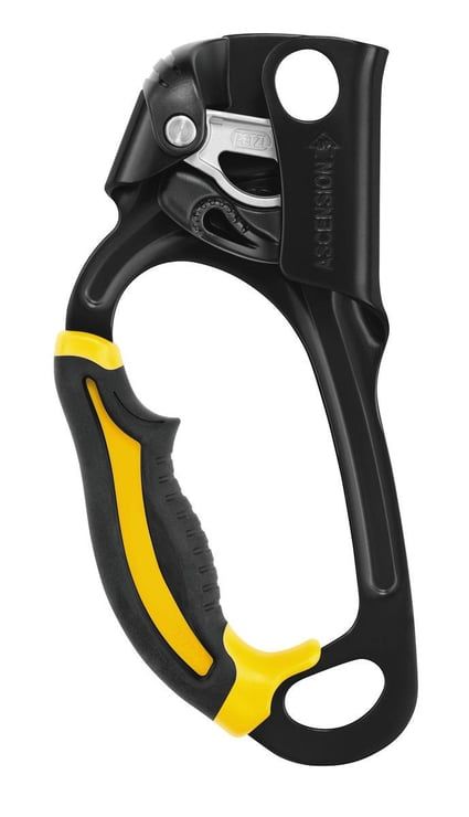 Petzl ASCENSION Sağ El Jumar B17ARA Sarı / Siyah - Sol