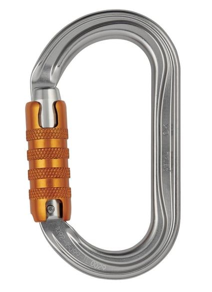 PETZL OK Kilitli Karabina M33A TL GRİ - Triact Lock