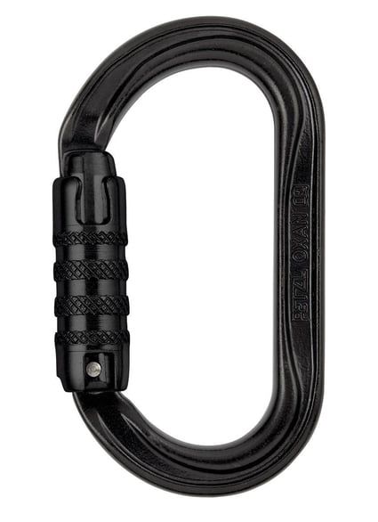 PETZL OXAN Çelik Kilitli Karabina - Avrupa Versiyonu M72A SL SİYAH - Triact Lock