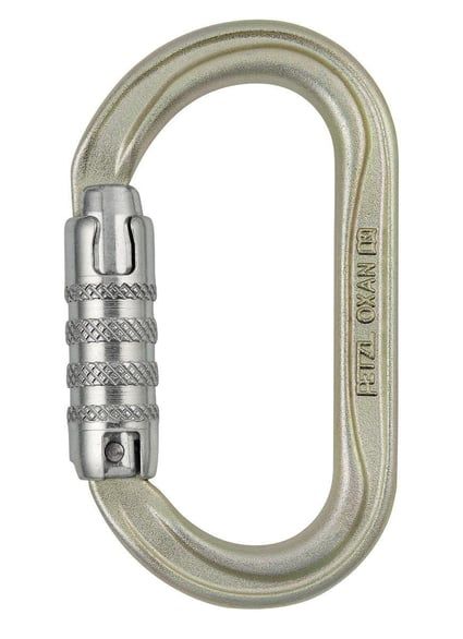 PETZL OXAN Çelik Kilitli Karabina - Avrupa Versiyonu M72A SL Altın - Triact Lock
