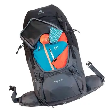 Deuter Futura Air Trek 50 + 10 Litre Sırt Çantası black-graphite