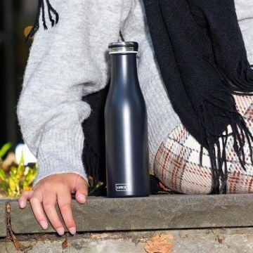 Lurch - 750 ml Mat Siyah, Paslanmaz Çelik Termos - Çift Cidarlı, Sızdırmaz - 240928