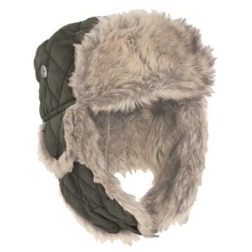 STURM YEŞİL KÜRKLÜ PİLOT ŞAPKA