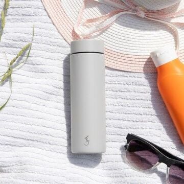 Lurch - Mini Termos 300 ml Granit Gri, Paslanmaz Çelik - Çift Cidarlı, Sızdırmaz - 270972