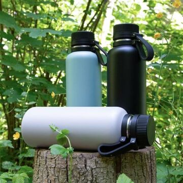 Lurch - “Outdoor” 1 L Adaçayı Yeşil, Paslanmaz Çelik Termos - Çift Cidarlı, Sızdırmaz - 270981
