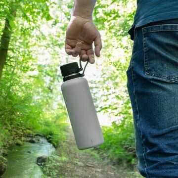 Lurch - “Outdoor” 1 L Granit Gri, Paslanmaz Çelik Termos - Çift Cidarlı, Sızdırmaz - 270982