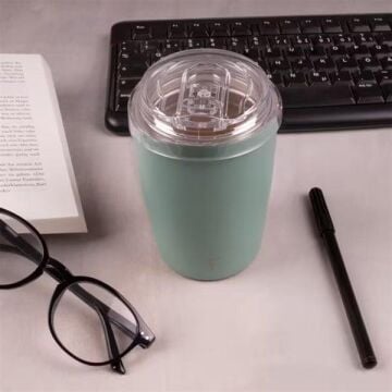 Lurch - ''Coffee-To-Go'' 300 ml Adaçayı Yeşil, Paslanmaz Çelik Termos - Çift Cidarlı - 270984