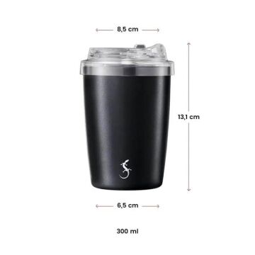 Lurch - ''Coffee-To-Go'' 300 ml Adaçayı Yeşil, Paslanmaz Çelik Termos - Çift Cidarlı - 270984