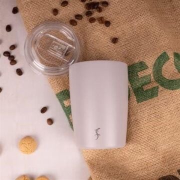 Lurch - ''Coffee-To-Go'' 300 ml Granit Gri, Paslanmaz Çelik Termos - Çift Cidarlı - 270985