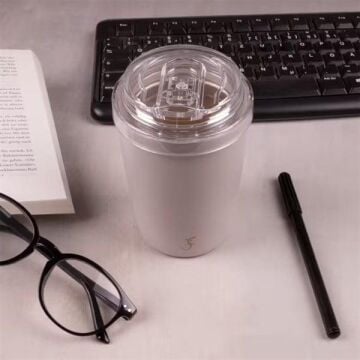 Lurch - ''Coffee-To-Go'' 300 ml Granit Gri, Paslanmaz Çelik Termos - Çift Cidarlı - 270985