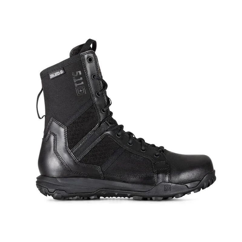 5.11 A T 8INCH SIDE-ZIP WATERPROOF SİYAH BOT