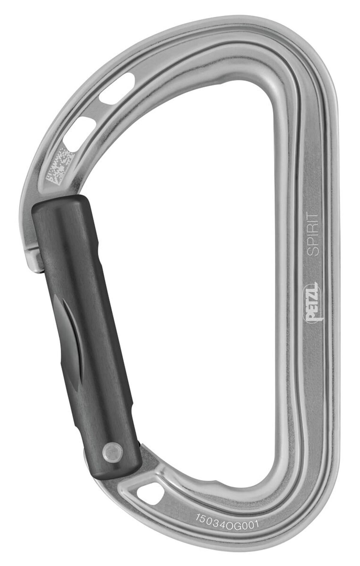 PETZL SPIRIT Alüminyum karabina M061AA00 Gri