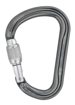 PETZL WILLIAM Alüminyum Karabina M36A SL Gray - Screw Lock