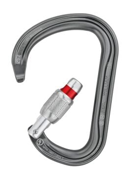 PETZL WILLIAM Alüminyum Karabina M36A SL Gray - Screw Lock