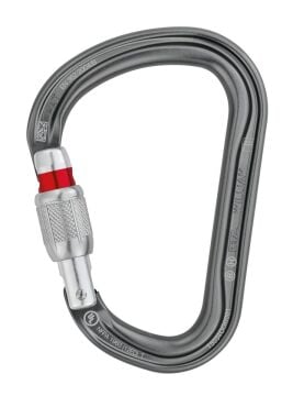 PETZL WILLIAM Alüminyum Karabina M36A SL Gray - Screw Lock