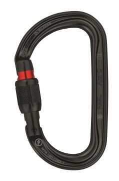 PETZL  Am'D Vidalı Karabin M34A SL SİYAH - SCREW-LOCK