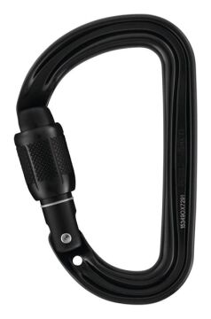 PETZL Sm'D Alüminyum Karabina M39A SLN SİYAH - Screw Lock