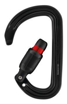 PETZL Sm'D Alüminyum Karabina M39A SLN SİYAH - Screw Lock