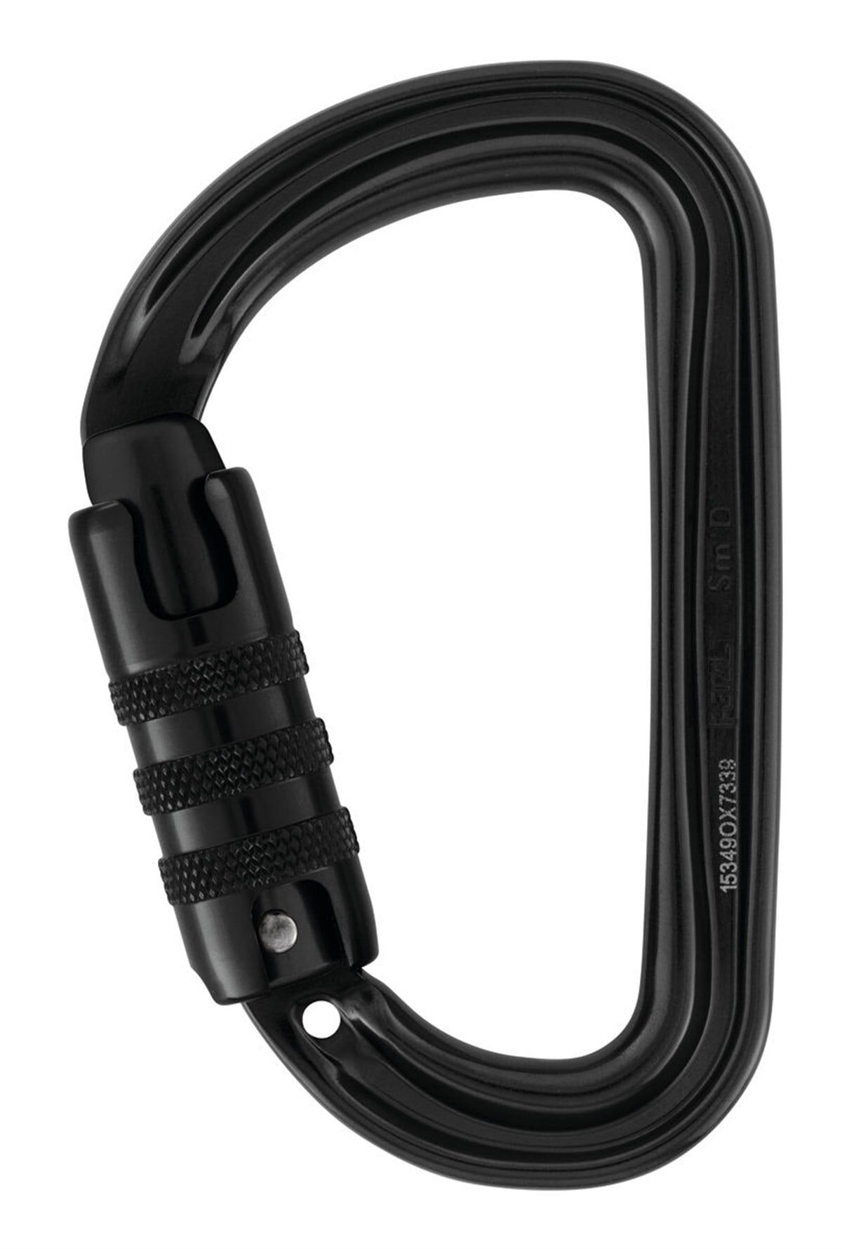PETZL Sm'D Alüminyum Karabina M39A SLN SİYAH - Triact Lock