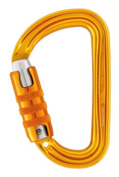 PETZL Sm'D Alüminyum Karabina M39A SLN SARI - Triact Lock