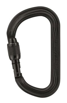 PETZL VULCAN Çelik Karabina M073AA00 SİYAH - Screw Lock