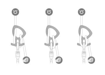 PETZL PIRANA CLUB Sekizli İniş Aleti D005BA00 SİYAH