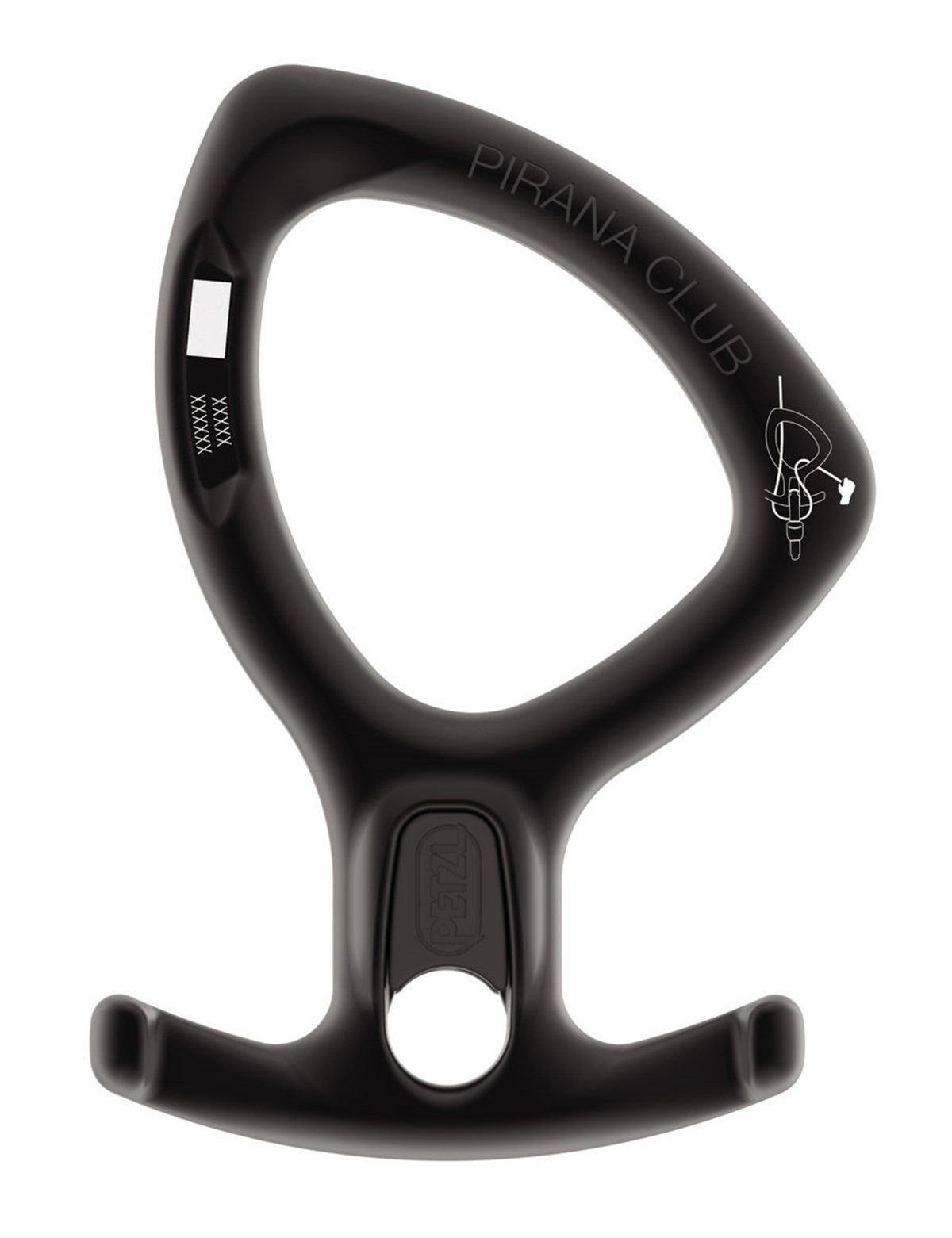 PETZL PIRANA CLUB Sekizli İniş Aleti D005BA00 SİYAH