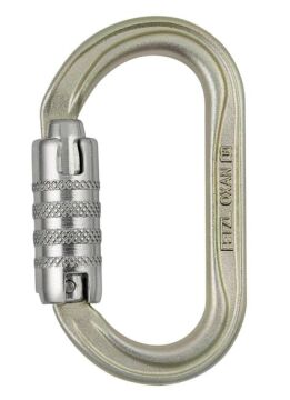 PETZL OXAN Çelik Kilitli Karabina - Avrupa Versiyonu M72A SL Altın - Triact Lock İnternational