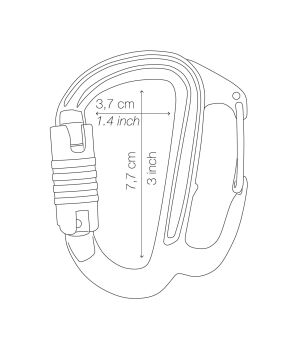 PETZL FREINO Z Alüminyum Karabina M042AA00