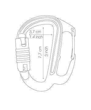 PETZL FREINO Z Alüminyum Karabina M042AA00