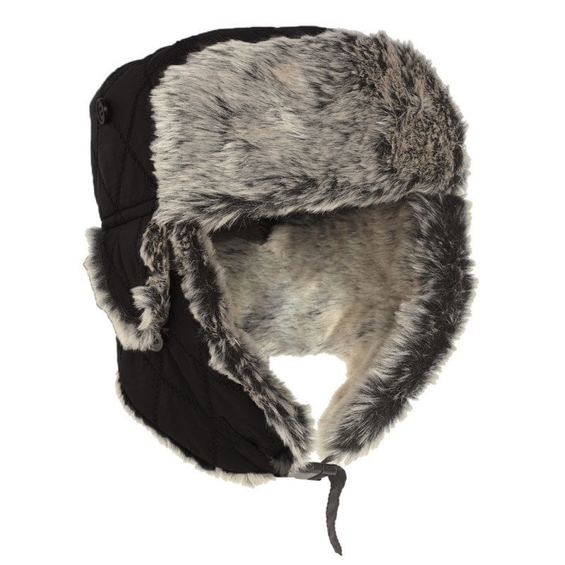 STURM SIYAH KURKLU PİLOT ŞAPKA